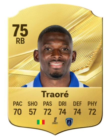 Traoré 75 Common RB FC 26 card