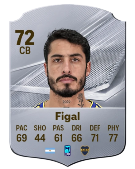Figal 72 Silver CB FC 27 card