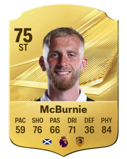 McBurnie 75 Common ST FC 26 card