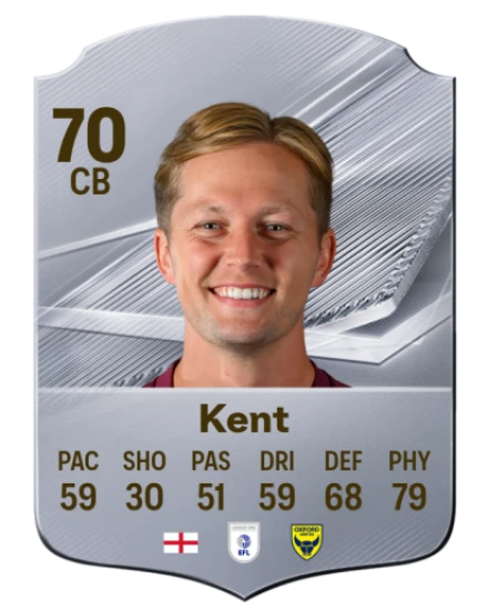 Kent 70 Common CB FC 26 card