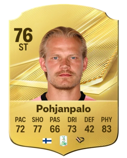 Pohjanpalo 76 Common ST FC 26 card