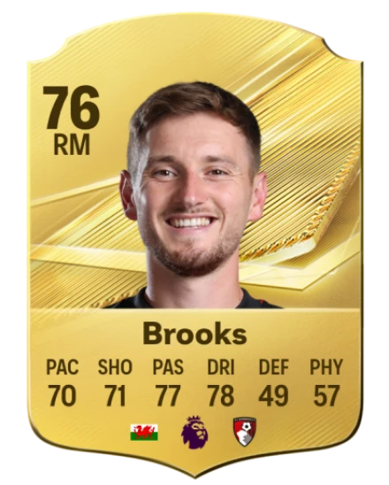 Brooks 76 Common RM FC 26 card