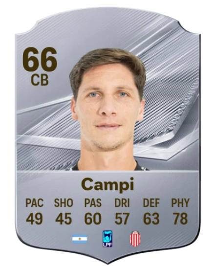 Campi 66 Silver CB FC 27 card