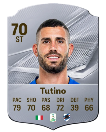Tutino 70 Silver ST FC 27 card