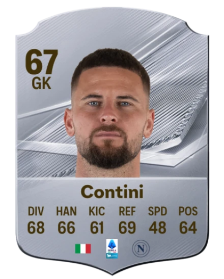 Contini 67 Silver GK FC 27 card