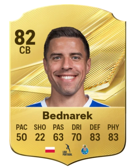 Bednarek 82 Common CB FC 26 card