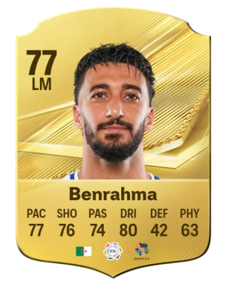 Benrahma 77 Common LM FC 26 card