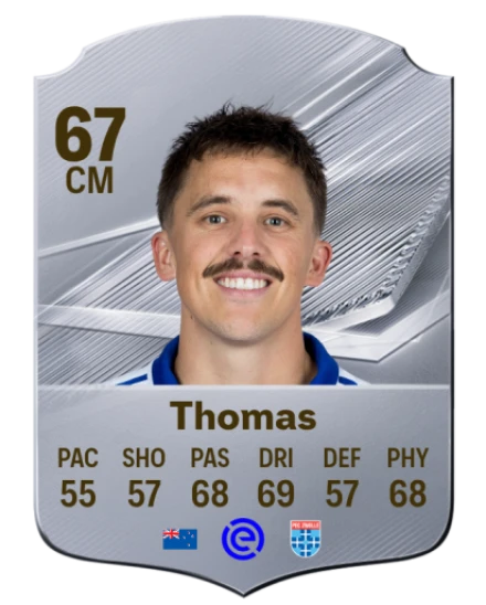 Thomas 67 Common CM FC 26 card