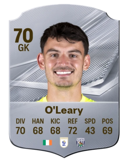 O'Leary 70 Common GK FC 26 card