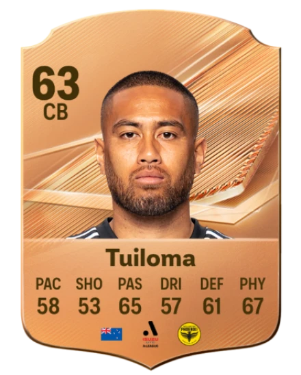 Tuiloma 63 Common CB FC 26 card