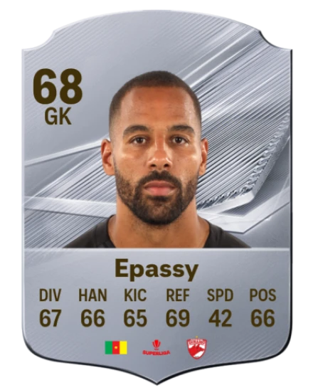 Epassy 68 Common GK FC 26 card