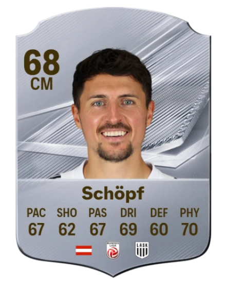 Schöpf 68 Common CM FC 26 card