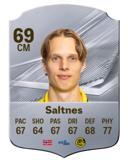 Saltnes 69 Silver CM FC 27 card