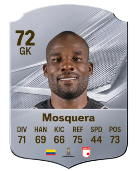 Mosquera 72 Common GK FC 26 card