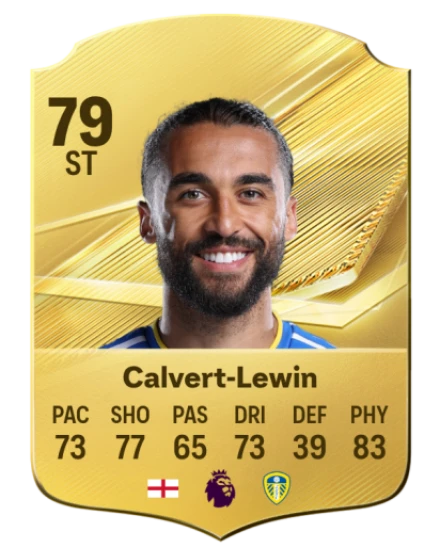 Calvert-Lewin 79 Common ST FC 26 card