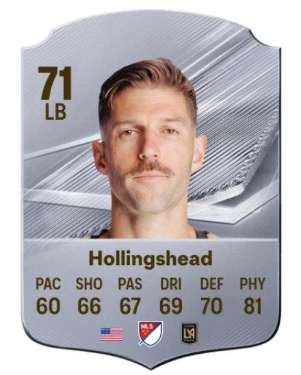 Hollingshead 71 Common LB FC 26 card