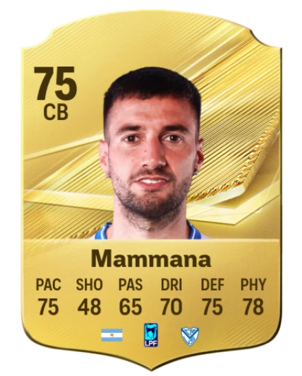 Mammana 75 Common CB FC 26 card