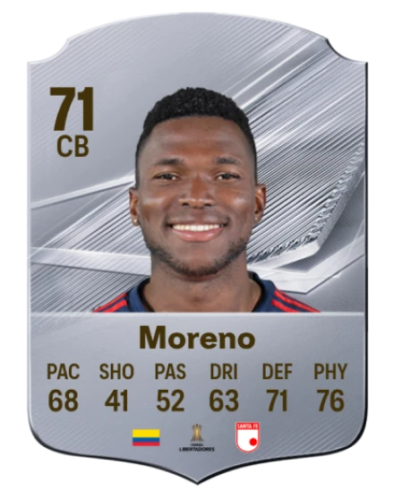 Moreno 71 Common CB FC 26 card
