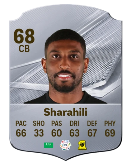 Sharahili 68 Silver CB FC 27 card