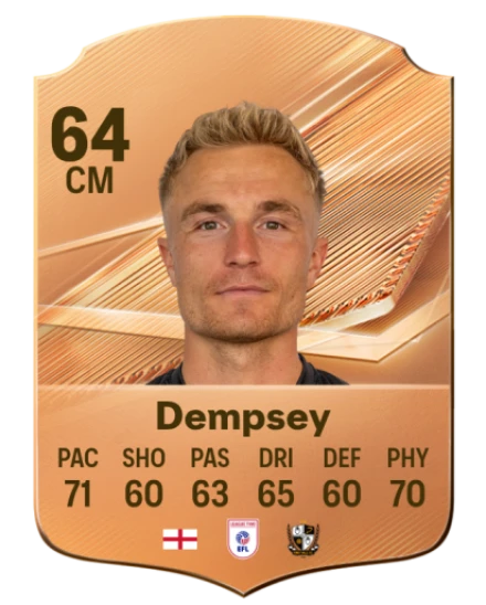 Dempsey 64 Common CM FC 26 card