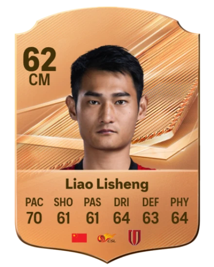 Liao Lisheng 62 Common CM FC 26 card