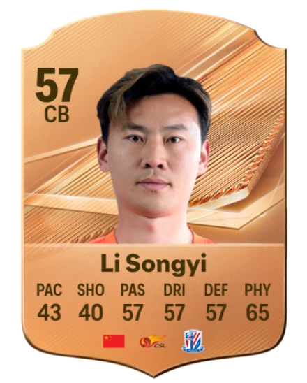 Li Songyi 57 Bronze CB FC 27 card