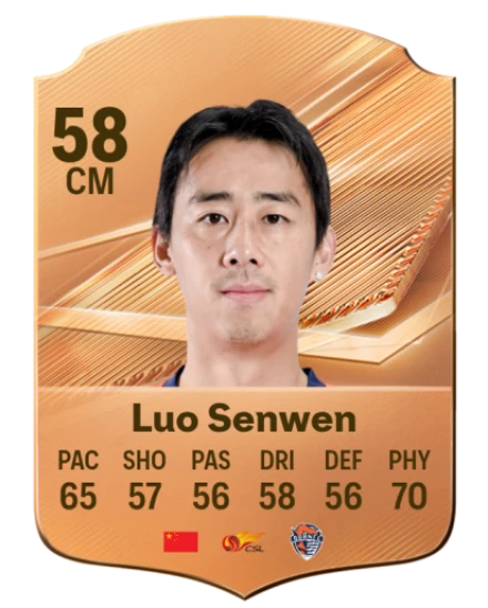 Luo Senwen 58 Common CM FC 26 card