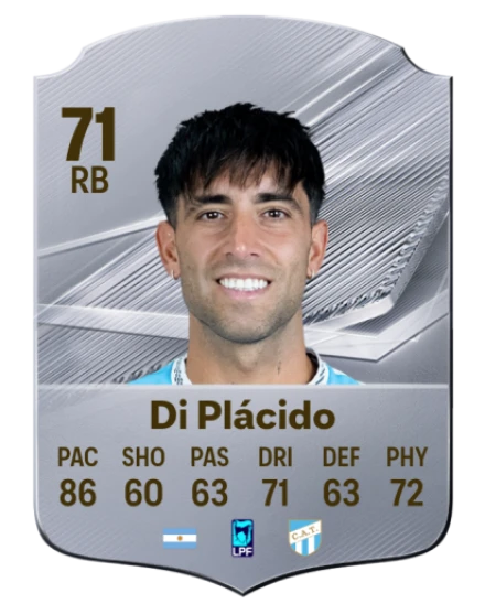 Di Plácido 71 Common RB FC 26 card
