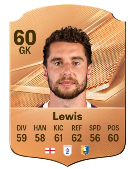 Lewis 60 Bronze GK FC 27 card