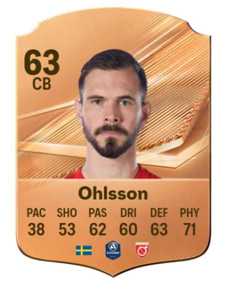 Ohlsson 63 Bronze CB FC 27 card