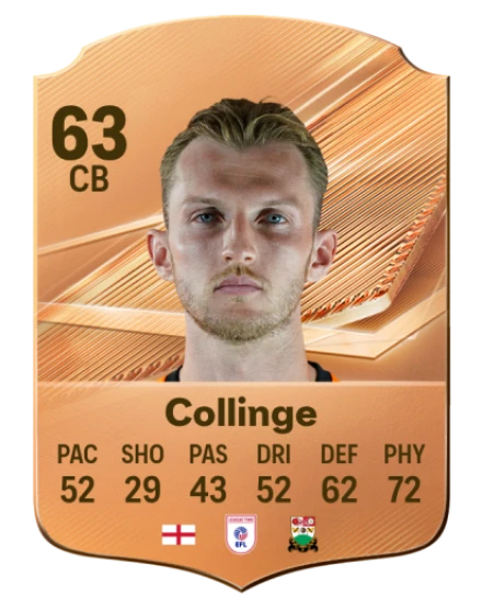 Collinge 63 Common CB FC 26 card