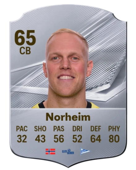 Norheim 65 Common CB FC 26 card