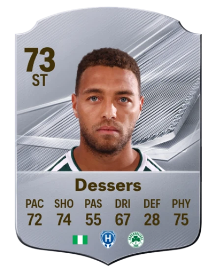 Dessers 73 Silver ST FC 27 card