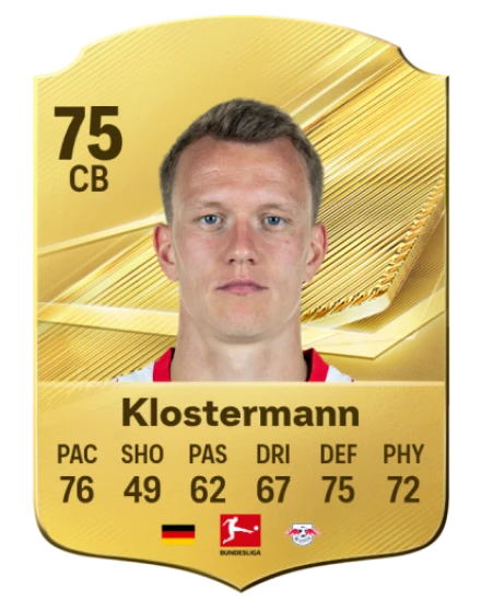 Klostermann 75 Gold CB FC 27 card