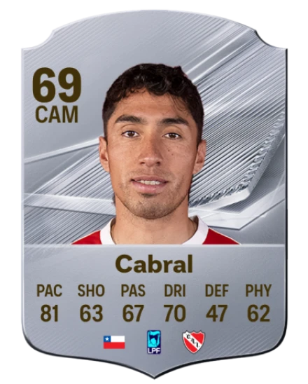 Cabral 69 Silver CAM FC 27 card