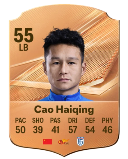 Cao Haiqing 55 Bronze LB FC 27 card