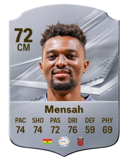 Mensah 72 Common CM FC 26 card