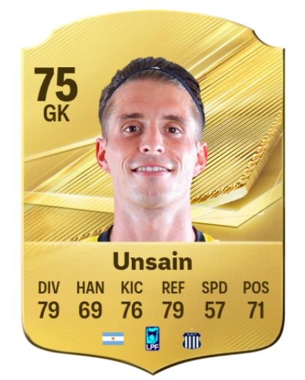 Unsain 75 Common GK FC 26 card