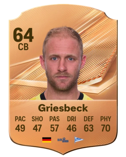 Griesbeck 64 Bronze CB FC 27 card