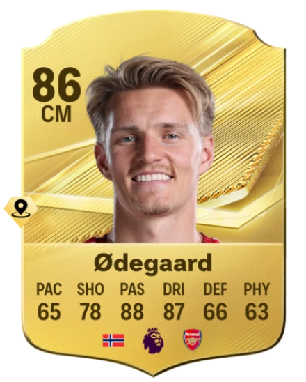 Ødegaard 86 Common CM FC 26 card