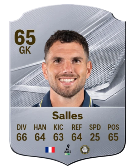 Salles 65 Silver GK FC 27 card