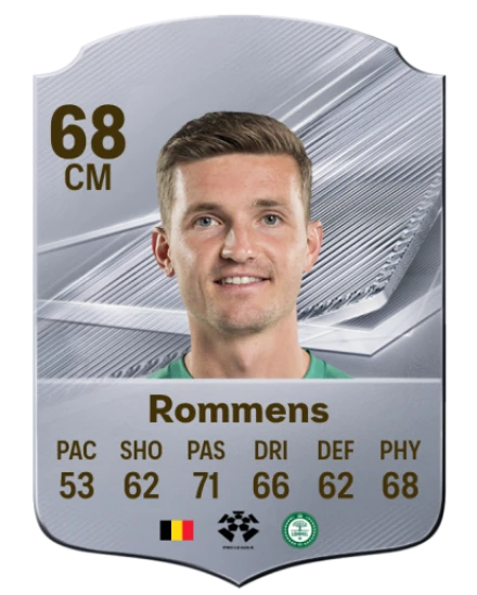 Rommens 68 Common CM FC 26 card