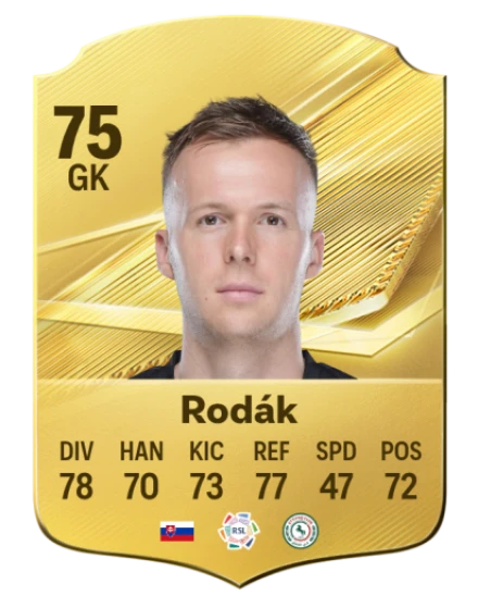 Rodák 75 Common GK FC 26 card
