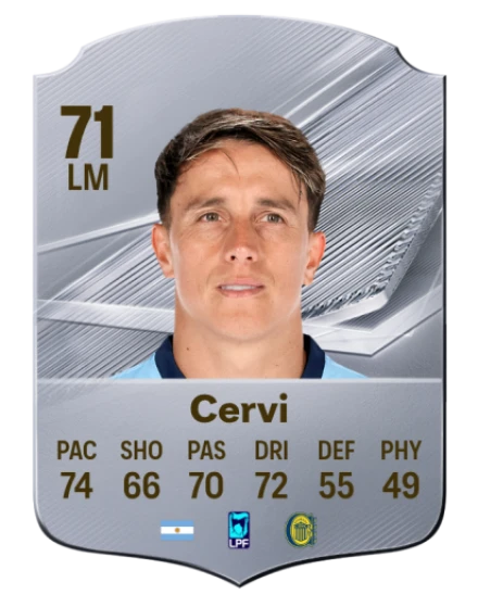 Cervi 71 Silver LM FC 27 card