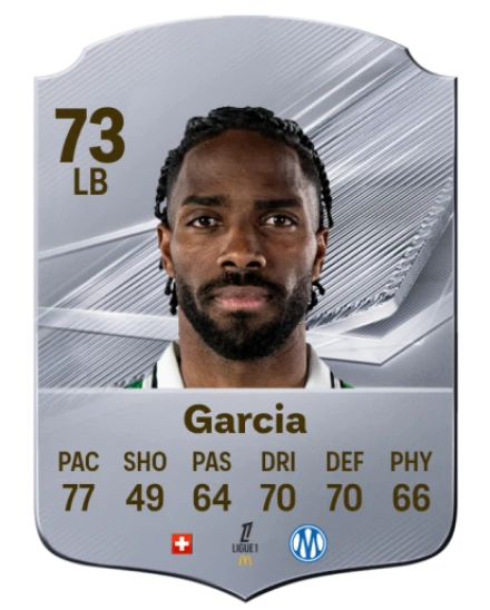 Garcia 73 Common LB FC 26 card