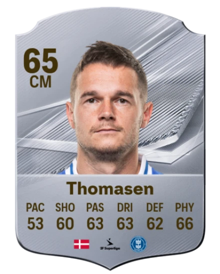 Thomasen 65 Common CM FC 26 card