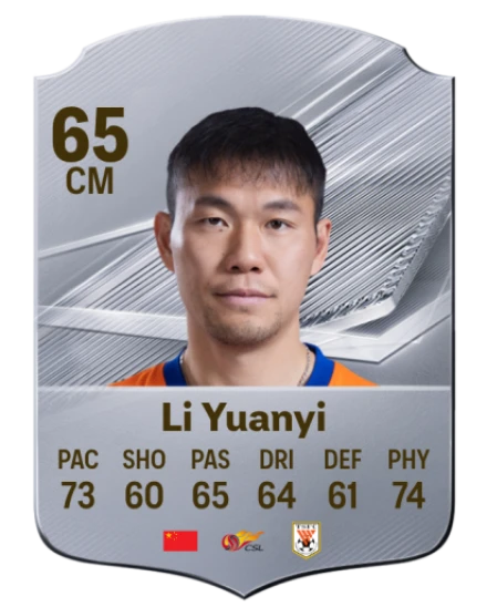 Li Yuanyi 65 Common CM FC 26 card