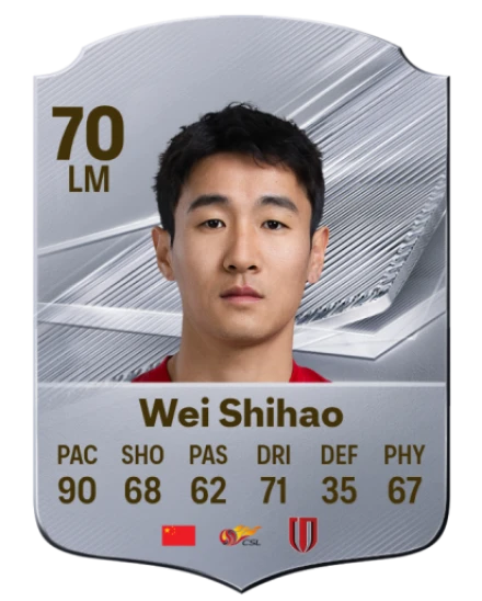 Wei Shihao 70 Common LM FC 26 card