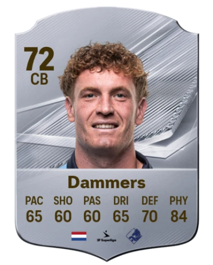 Dammers 72 Common CB FC 26 card
