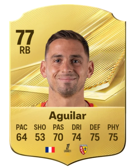 Aguilar 77 Common RB FC 26 card